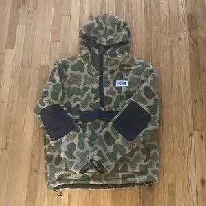 Camo The North Face Fleece Hoodie